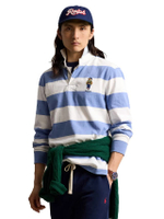 เสื้อโปโลผู้ชาย-Classic Fit Polo Bear Rugby Shirt รุ่น MNPOKNI16823775-สีฟ้า