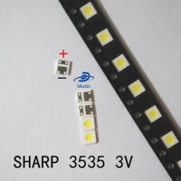 2000pcs For SHARP LED TV Application LCD Backlight for TV LED Backlight 1W 3V 3535 3537 Cool white GM5F22ZH10A