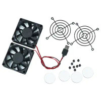 1Set Cooling Fan USB Power Supply Fan Cooler for ASUS RT-AC68U/AC86U/AC87U/R8000/AC5300 Router