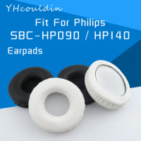 YHcouldin Earpads For Philips SBC HP090 HP140 Headphone Accessaries Replacement Leather