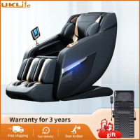 UKLife Home Office 4D Air Bag Zero Gravity Multifunctional Recliner Massager Chairs 3D SL-Track Luxury Electric Massage Sofa