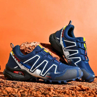 Foreign Trade Men's Mountain Outdoor Spring and Autumn Hiking Shoes Casual Trekking Sports Shoes Tre