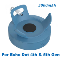 PlusAcc Battery Base for Echo Dot 4th 5th Gen Alexa Speaker 10000mAh Portable  for Echo Dot 5 Mount 