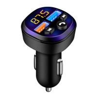 ที่ชาร์จแบต MP3 แบบวงกลม B-T, 2-in-1, 3.1A, สำหรับรถยนต์ส่วนใหญ่รุ่น, 12-24V