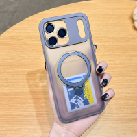 เคสขาตั้งแม่เหล็ก, ผิวด้าน, สำหรับ iPhone 6 Plus และ iPhone 15, พร้อมฟิล์มกล้อง