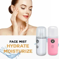 Nano Facial Spray Mist Spray Machine Face Moisturizing Atomization Sprayer Portable Nano Mist Sprayer Mini USB Rechargeable