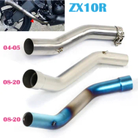 Motorcycle Racing Exhaust Pipe Modified Motorcycle Exhaust Muffler For Kawasaki ZX10R ZX-10R 2008-2020 2004 2005