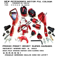 VARIASI MOTOR MIO SOUL GT-MIO J-MIO FINO-MIO Z-MIO M3-MIO S SEPAKET - RED