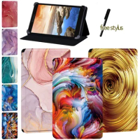 Tablet Case for Lenovo Tab 8/Tab(A8-50 A5500/S8 - 50)/A7-(30 A3300/50 A3500)/YogaTab 4 Plus/Thinkpad Tablet 2 Watercolor Pattern