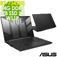 ASUS華碩 TUF Gaming A16 FA617NTR (R7-7435HS/32G+32G/4TB+4TB/RX7700S-8G/W11P)特仕電競筆電
