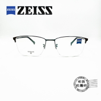 ◆明美鐘錶眼鏡◆ZEISS 蔡司 ZS22119LB 401/紳士半框霧藍色輕量鏡架/光學鏡架
