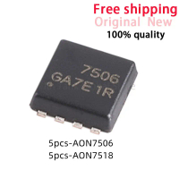 Mạch Tích Hợp Bán Dẫn Chipset, 100% Mới, AON7506 AO7506 7506 AON7518 AO7518 7518 QFN-8, Linh Kiện Đi