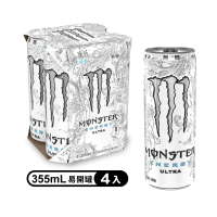 Monster Energy 魔爪 超越 能量碳酸飲料 易開罐355ml x4入/組