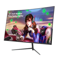 Frameless LCD Monitors for PC Computer, Gaming Monitor, Curved Flat Screen, 27 Inch, Odm, 75Hz, 144Hz, 165Hz, 240Hz