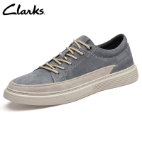 Clarksรองเท้าผ้าใบหนังนิ่มผู้ชาย - Langton Race