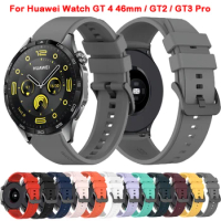 22mm Watch Bracelet Strap for Huawei Watch GT4 46mm Smartwatch Silicone Band For Huawei GT 4 3 2 46mm / GT2 Pro Wristband