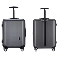 20"22"24" 28 Inch Men Large Travel PC Black Suitcase With Wheels TSA Lock Trolley Luggage Check-in Case Valises Free Shipping
