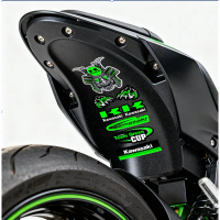 Pelekat Fender Kawasaki Universal Tahan Air untuk Z900 Z1000 Z800 Z750 Z650 Ninja 400 650 ZX-6R ZX-9