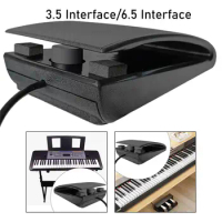 Piano Sustain Pedal Silent Foot Pedal for Electronic Keyboard Digital Pianos