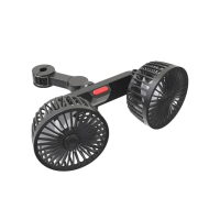 【DREAMCATCHER】車用雙頭風扇循環扇 椅背一般款(雙渦輪/車用電扇/後座風扇/汽車風扇/迷你風扇)
