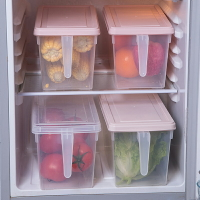 帶手柄食物收納盒 大號食品整理保鮮盒 冰箱雜糧水果蔬菜儲物盒
