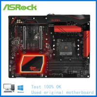 For ASRock X370 Gaming K4 Computer USB3.0 M.2 Nvme SSD Motherboard AM4 DDR4 X370 Desktop Mainboard Used