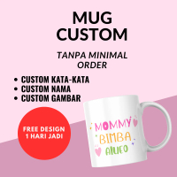 Cetak MUG Custom Foto Kado Wisuda Souvenir / tulisan tanpa minimal order (SEHARI JADI)