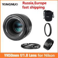 YONGNUO YN 50mm f1.8 AF Lens YN50mm Aperture Auto Focus Lense for Nikon D7100 D750 D5200 D3100 D3200 D810 D800 D700 D610 D600