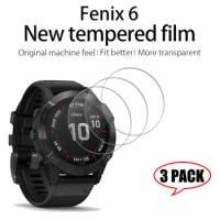 3pcs/lot Tempered Glass for Garmin Fenix 7 7S 7X 6S 6X Pro Sapphire HD Screen Protectors Film for Fenix6 Smartwatch Accessories