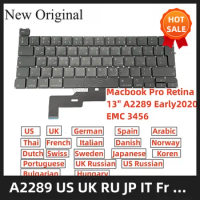 UK US French Danish German Spanish Italian Danish version keyboard for Macbook Pro A2289 EMC 3456 UK Keyboard Japan JP Keyboard