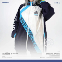 Sunaookami Shiroko Abydos Cycling Team Jacket - Blue Archive Free Size