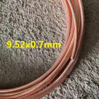 9.52x0.7mm 3/8 air conditioner T2 copper tube coiler Purple copper pipe cooling coil coiled-cooling pipe cold coil
