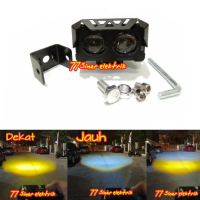 PROMO - LAMPU TEMBAK LED SQL 2 MATA LED JAUH DEKAT LAMPU TEMBAK LED D2 LASER