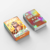 การ์ดโลโมทัวเรืองเลเซอร์โฮโลกราฟ 124 ชิ้น Taylor Swift TWICE RED WHISPERS TEN The Story Goes On สติ๊