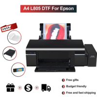 DTF Printer Machine A4 For Epson L805 DTF Directly Transfer Film Printer For Clothes Textile For DTF T-shirting Printing Machine