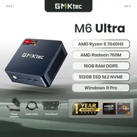GMKTEC MINI PC Gaming M6 ULTRA AMD Ryzen 5 7640HS 32GB RAM DDR5 1TB SSD NVME 4K - WIN 11 1 YEAR 16/5