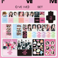 21Pcs/Set Kpop IVE I'VE IVE Album Souvenir Set Yujin Wonyoung Liz Selfie Photocards Stickers Posters Fans Collectibles Gifts