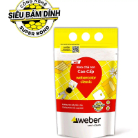 Keo chà ron siêu trắng Weber - Sản phẩm chất lượng