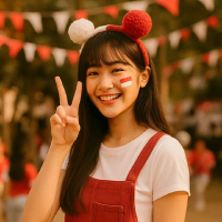[HARGA PROMO] BANDO POM POM BULU LEMBUT MERAH PUTIH AGUSTUSAN Headbands