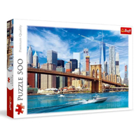 TREFL 500 Piece Jigsaw Puzzle - View of New York, USA จิ๊กซอว์ 500 ชิ้น