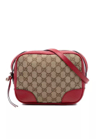 Gucci 二手 Gucci Gg 帆布 Bree 斜背包