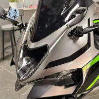 CJ7F ฝาครอบช่องลมด้านหน้ามอเตอร์ไซค์ A13F สำหรับ KAWASAKI NINJA ZX-6R ZX6R 2024 4J9X3ตัวตัดโซ่ เครื่