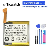 Replacement Battery SP452929SF For Ticwatch pro 4G Bluetooth Version Watch 415mAh