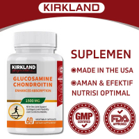 KIRKLAND Glucosamine Chondroitin, Kesehatan Tulang, Sendi dan Saraf, Anti-Peradangan dan Pereda Nyer