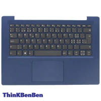 SWS Swiss Blue Keyboard Upper Case Palmrest Shell Cover For Lenovo Ideapad S130 14 130s 14 14IGM 120s 14 14IAP 5CB0R61067