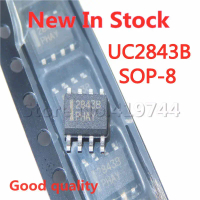 ชิปควบคุมสวิตช์พลังงาน UC2843B 2843B SOP 8 UC2843BD1R2G มีสินค้า ไอซีใหม่แท้