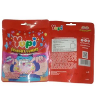 Yupi Crunchy Gummy 50gr, Yupi Korean BBQ 70gr Yupi Crunchy Gummy 50gr (Merah)