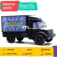 Mainan Mobil Mobilan Truk Kontes Audio IJT Team Audio Berjalan Bersuada LED