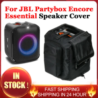 Speaker Cover with Side Bag Shockproof Replacement Speaker Dustproof Cover Carrying Case For JBL PartyBox Encore Essential