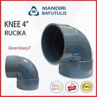 Keni Knee Knie Kenie Elbow L RUCIKA D 4" 5" 6" inch Pvc - Belokan Pipa 6"